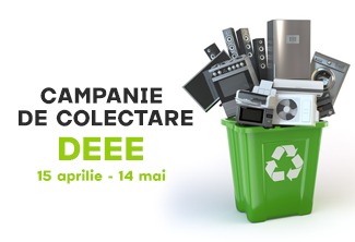 Primăria Reșița organizează o amplă campanie de colectare deșeuri provenite din echipamente electrice și electronice