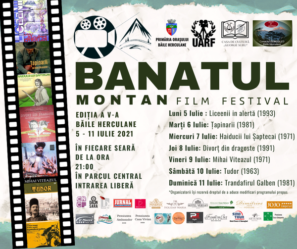 Primăria Orașului Băile Herculane vă invită festivalul de film Banatul Montan