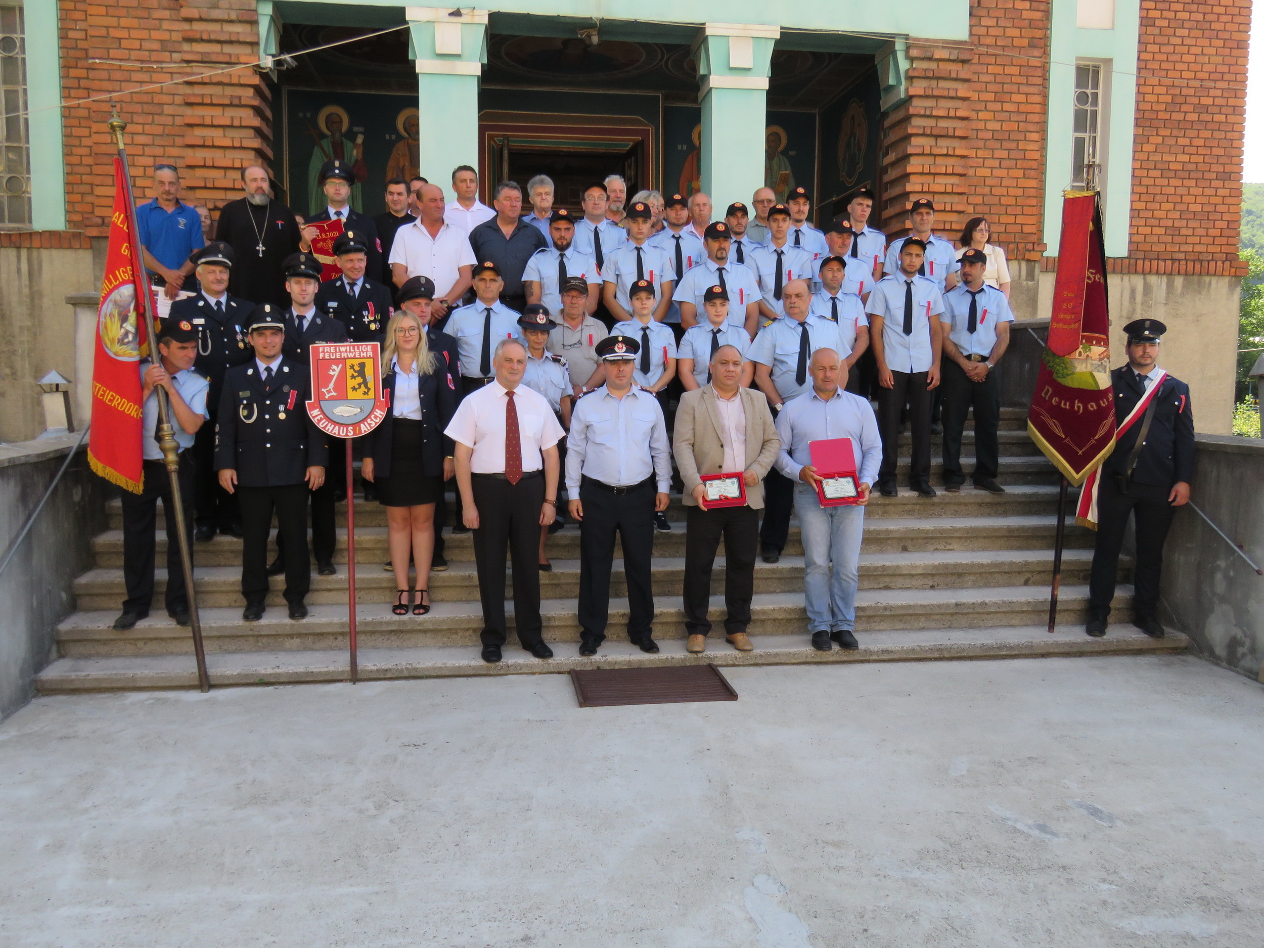Pompierii voluntari din Anina sărbătoresc 140 de ani de tradiție