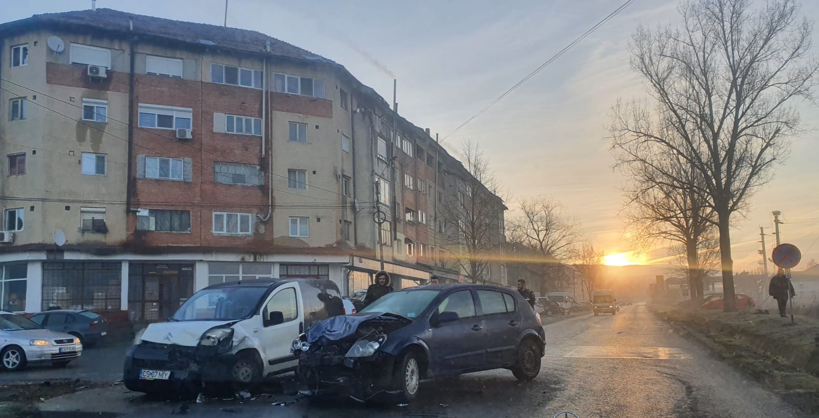 Accident rutier la intrare în Oravița