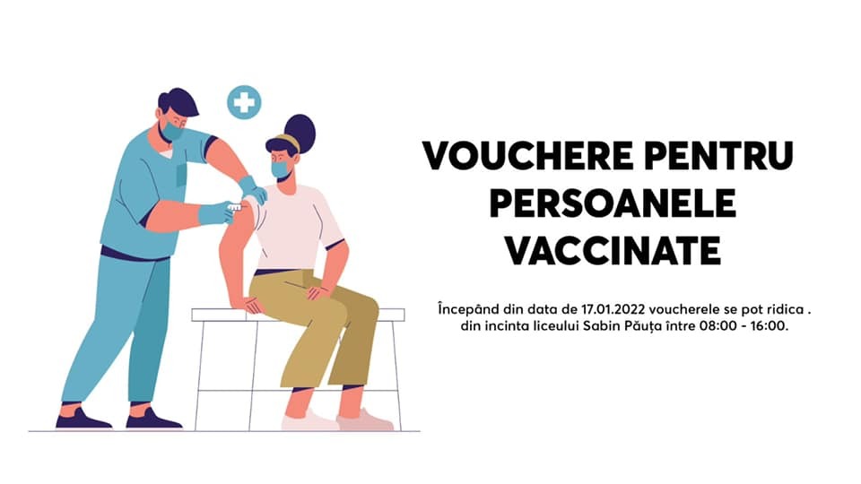 A început distribuirea voucherelor pentru persoanele vaccinate