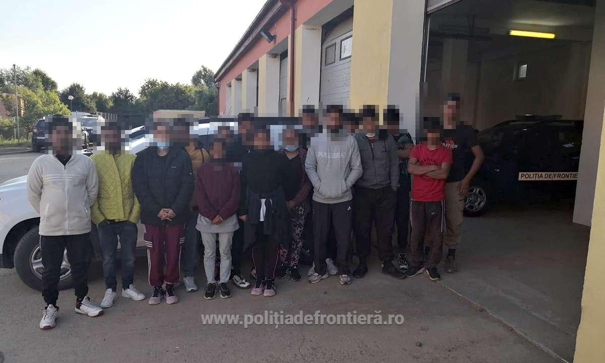 21 de migranți depistați de polițiștii de frontieră orăvițeni