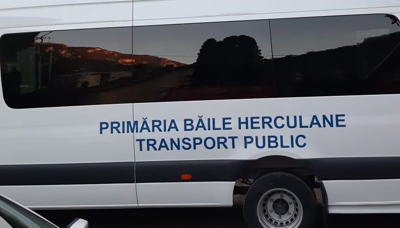 Primăria orașului Băile Herculane – Anunț public: Schimbarea programului de funcționare a serviciului public de transport în comun