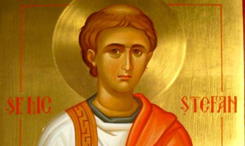 Sfântul Ștefan, primul martir al Bisericii, este sărbătorit pe 27 decembrie, în a treia zi de Crăciun!