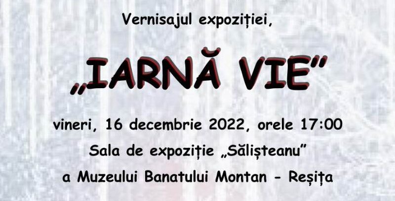 Vernisajul „Iarna Vie” va avea loc la Muzeul Banatului Montan
