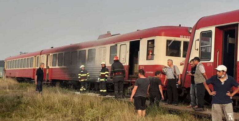 Incendiu izbucnit la trenul Regio de „Timișoara”