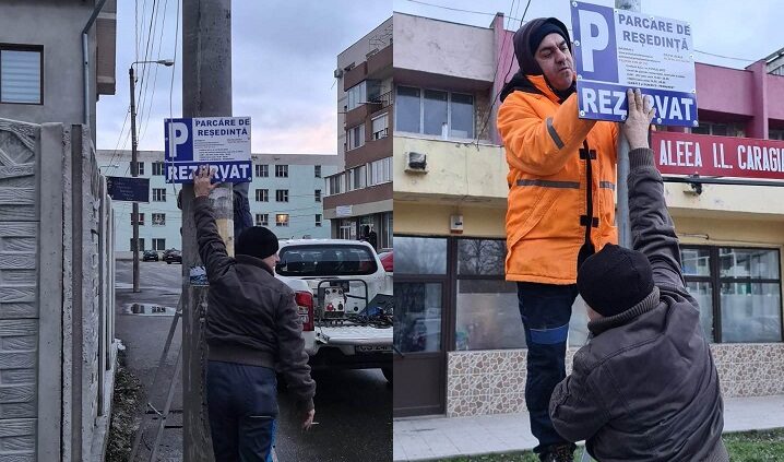 Moldova Nouă: Au fost date în folosință primele parcări rezidențiale