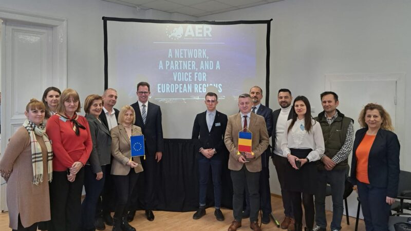 Vicepreședintele Consiliului Județean Caraș-Severin, Ovidiu Rădoi, invitat la întâlnirea de lucru a Adunării Regiunilor Europene (ARE) din România