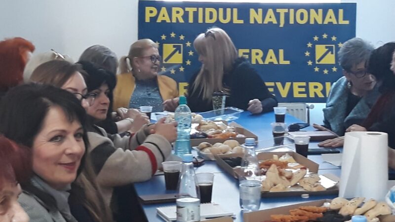 Organizația Femeilor din Partidul Național Liberal Caraș-Severin s-a întrunit într-o ședință de lucru, sâmbătă 18 martie, la sediul PNL din Reșița