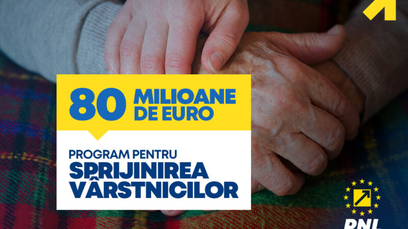 80 milioane euro pentru proiectul ”Comunități de seniori – sprijin pentru persoane vârstnice vulnerabile afectate de probleme locative”