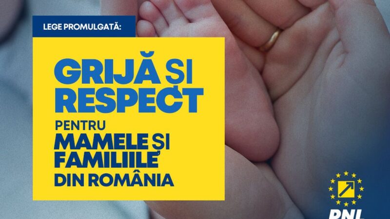 Grijă și respect pentru mamele și familiile din România