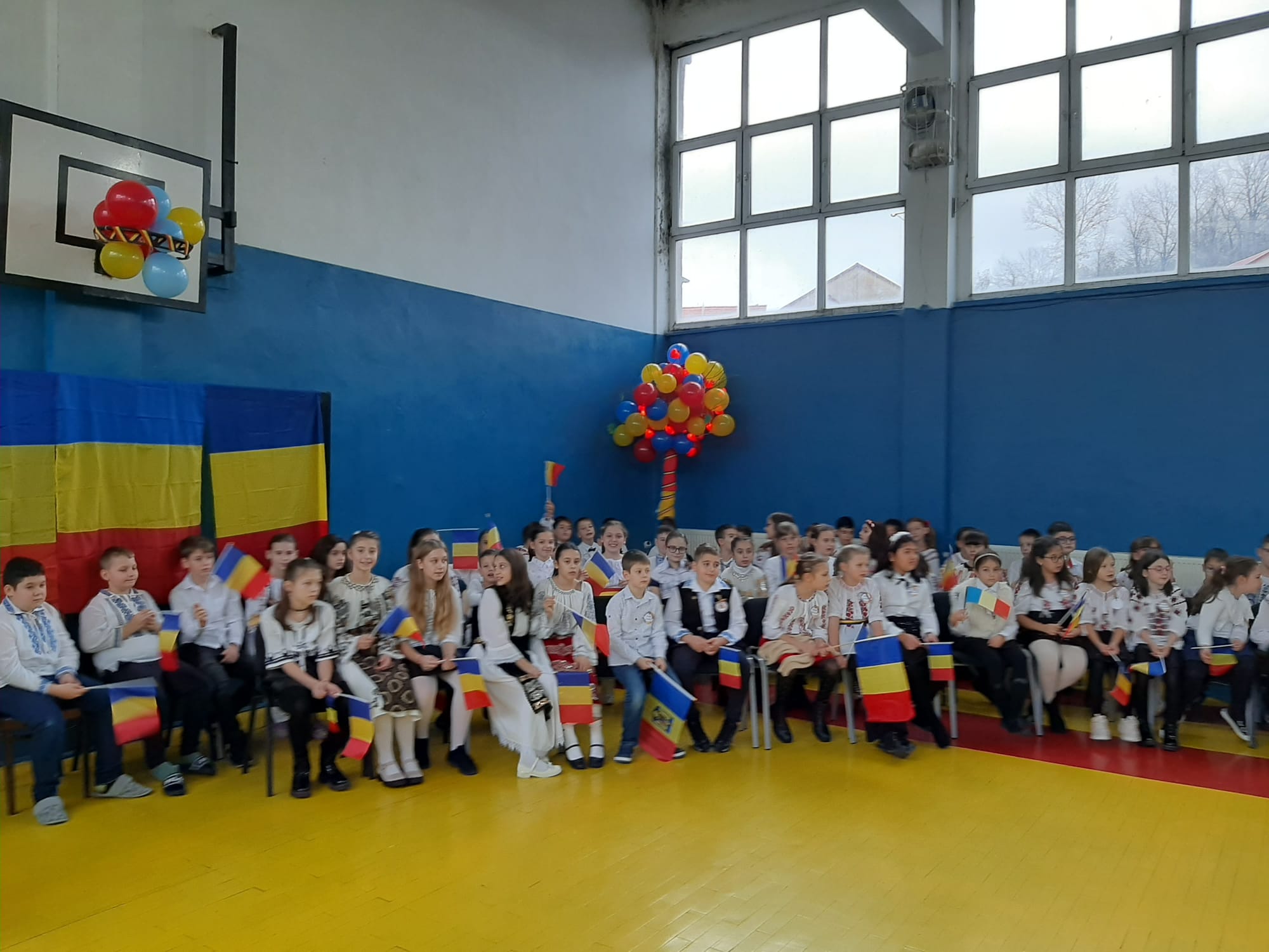 Marius Cornici, directorul Colegiului Naţional Mircea Eliade Reșița promovează proiectul: Eliade în tricolor de 1 decembrie!