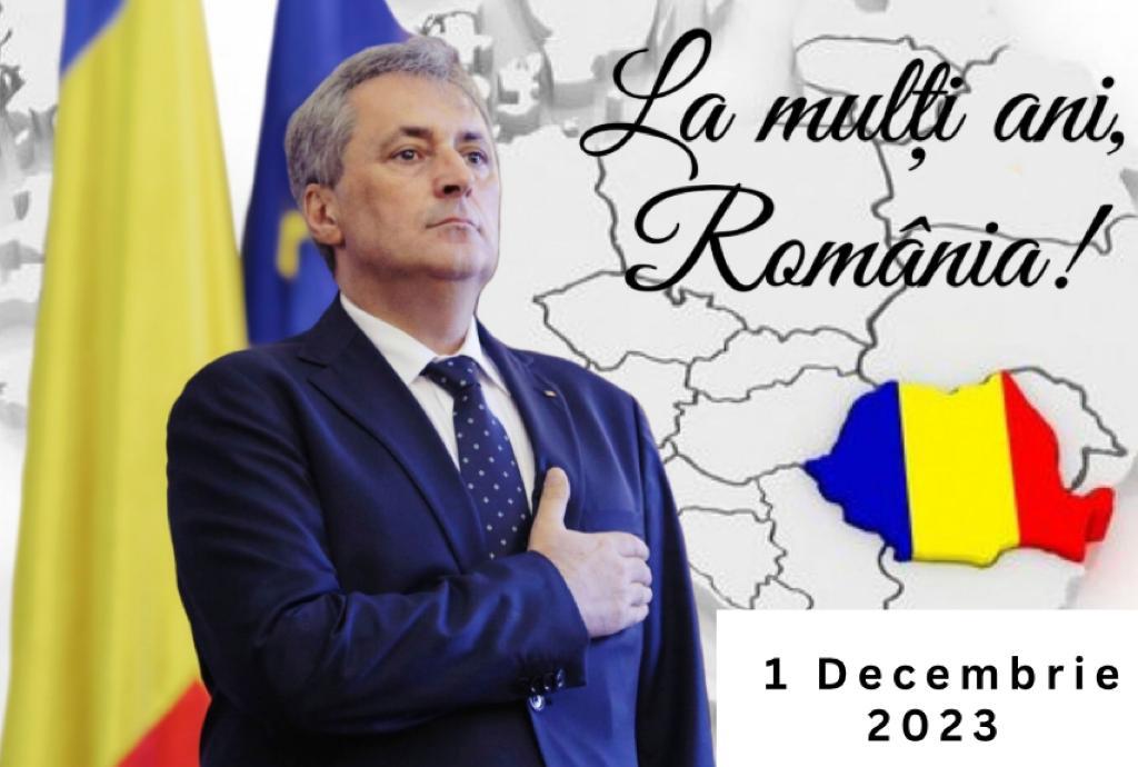 Marcel Vela – Pe 1 Decembrie fiecare suflet de român vibrează de Ziua Națională!