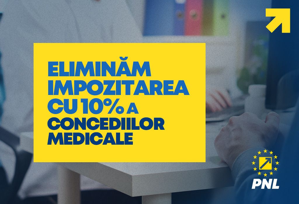 Deputatul Jaro Marșalic: „Partidul Național Liberal elimină impozitarea cu 10% a concediilor medicale!”