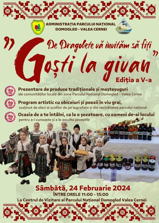 Orașul Băile Herculane așteaptă în 24 februarie ”Goști la Givan”