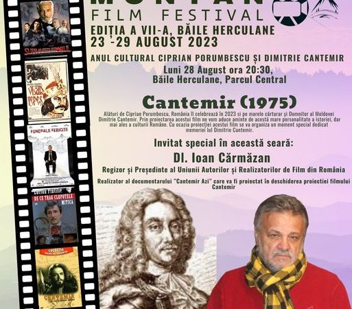 Festivalul de film de la Băile Herculane: astăzi despre marele cărturar Dimitrie Cantemir!
