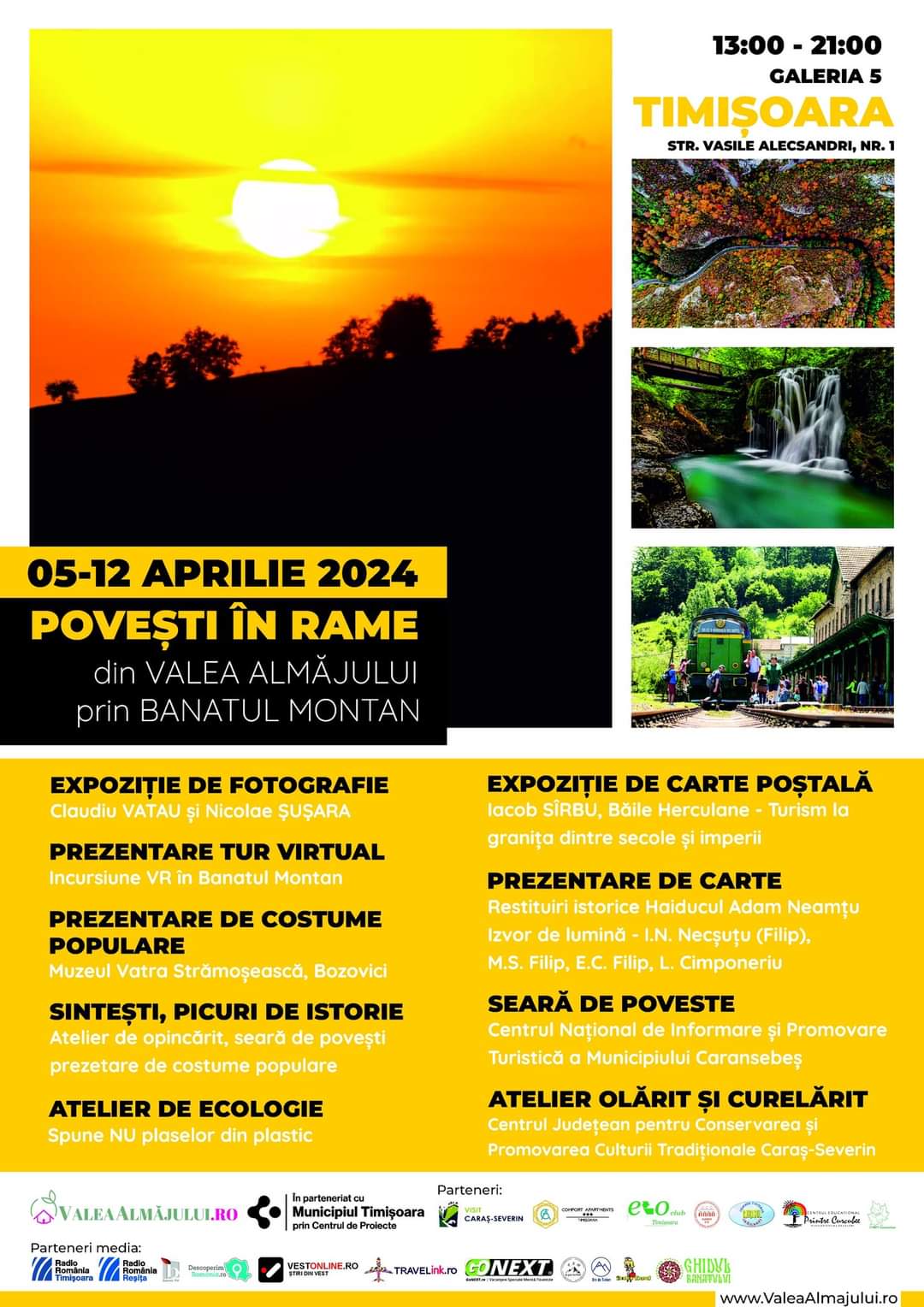 Între 5-12 Aprilie 2024 Banatul Montan va fi promovat la Timișoara!