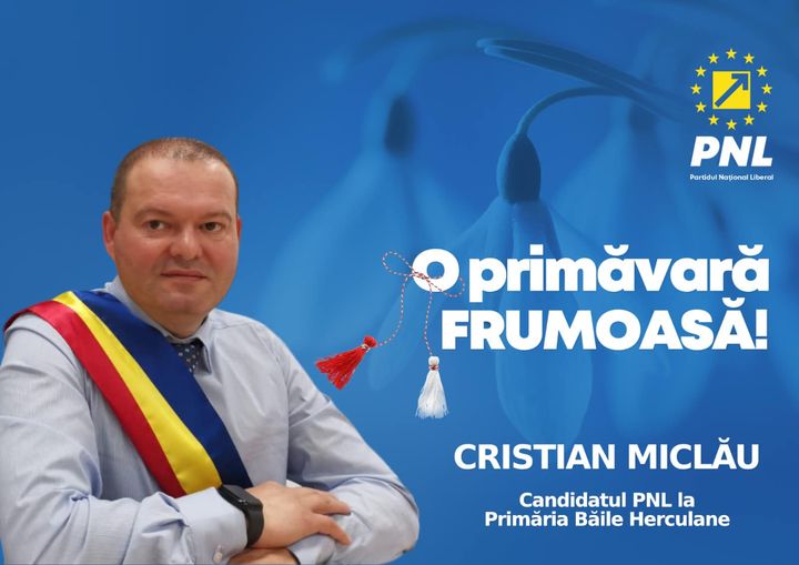 Primarul Cristian Miclău: „1 Martie plin de dragoste și realizări !„