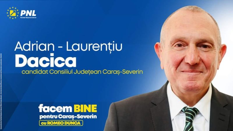 Profil de candidat: ADRIAN LAURENȚIU DACICA – CONSILIER JUDEȚEAN